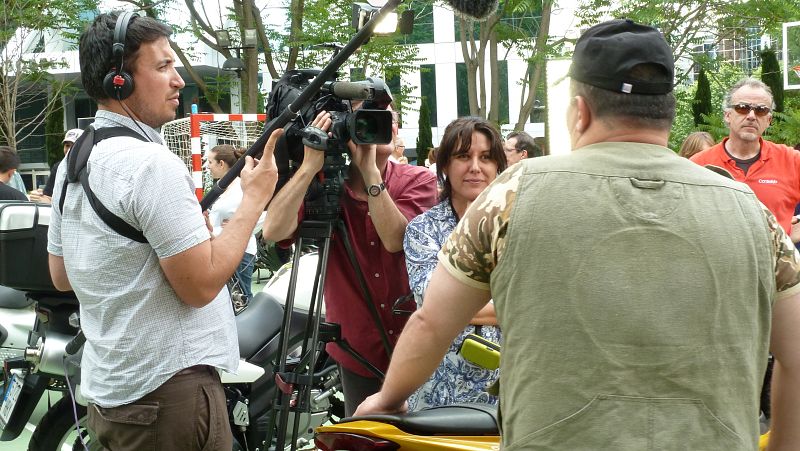 Concentración motera en la Fundación Síndrome de Down