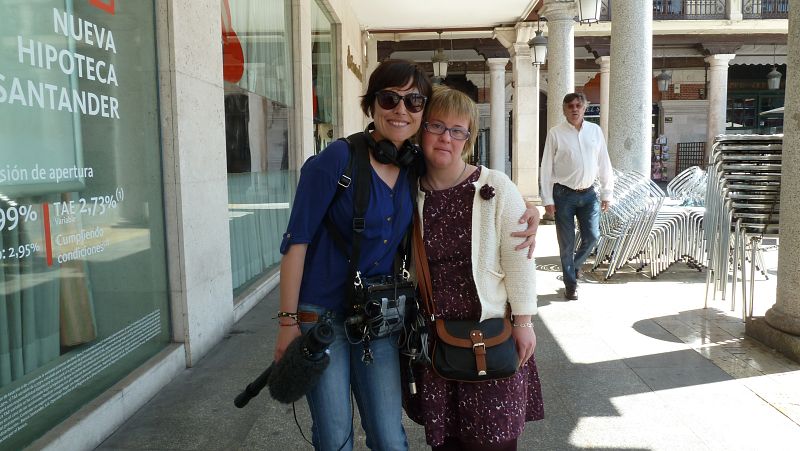 Irene Martín con Ángela Bachiller que nos cautivó