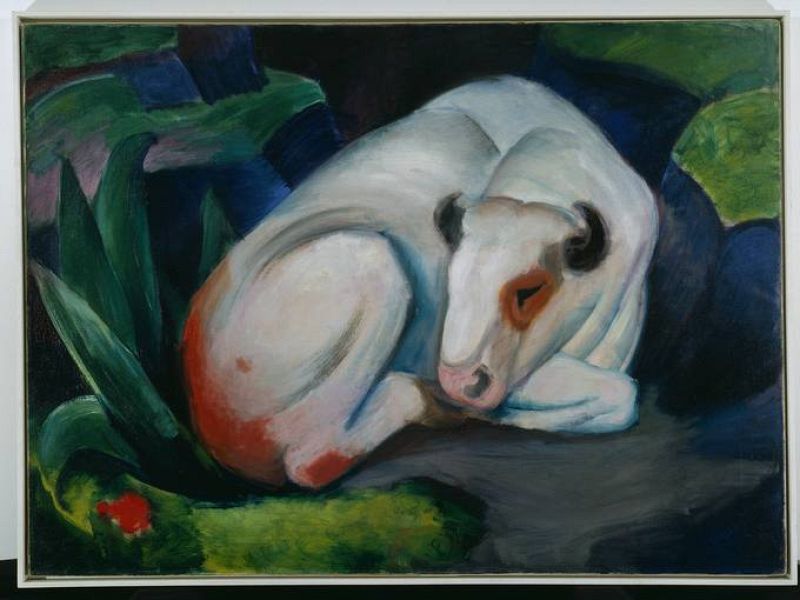 Franz Marc, "Toro blanco" (1911)