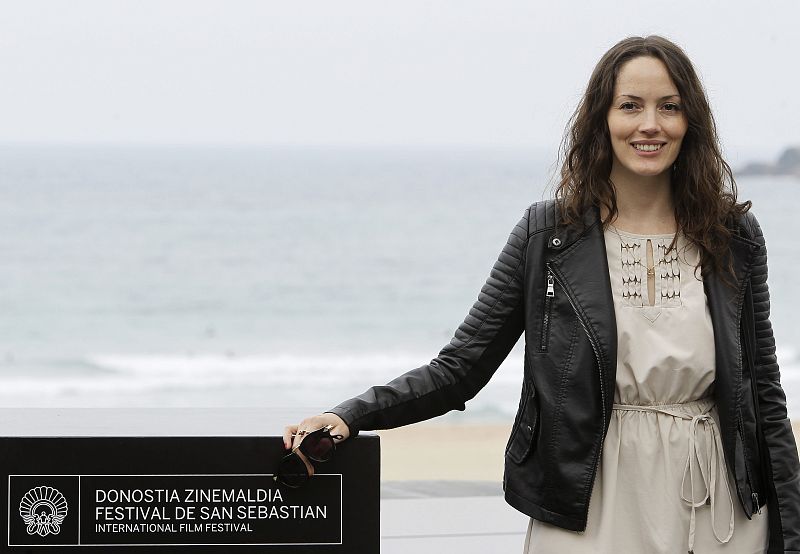 La actriz Ingrid Isensee posa en la 62 edición del Festival de Cine San Sebastián, donde ha presentado "La voz en off"
