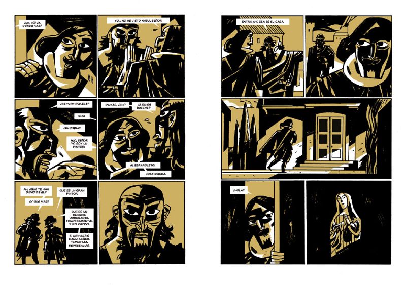 Páginas de 'Las Meninas', de Santiago García y Javier Olivares