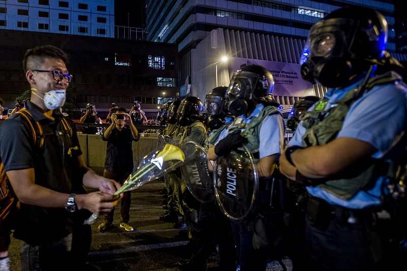 Las protestas en Hong Kong se iniciaron hace una semana pero se han intensificado en los últimos días