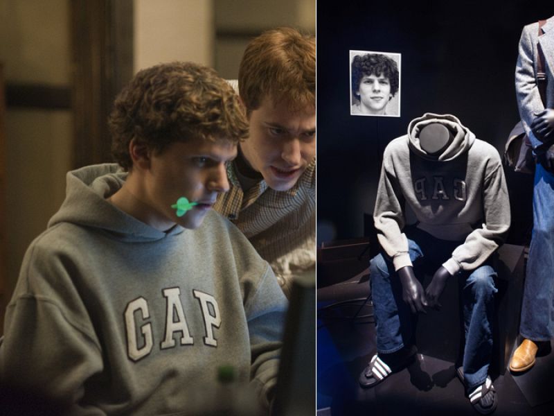 La sudadera de Gap ayudó a Jesse Eisenberg a interpretar a Mark Zuckerberg en La red social.