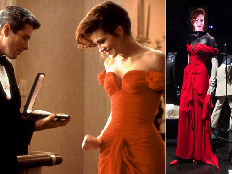  Un sueño hecho realidad. El vestido rojo de Julia Roberts en "Pretty Woman" es uno de los más copiados de la historia del cine. 