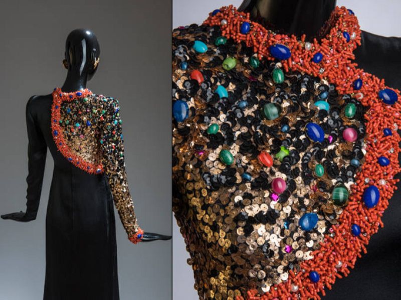  vestido-en-satn-negro-con-cuerpo-bordado-de-efecto-bolero-invierno-de-1991