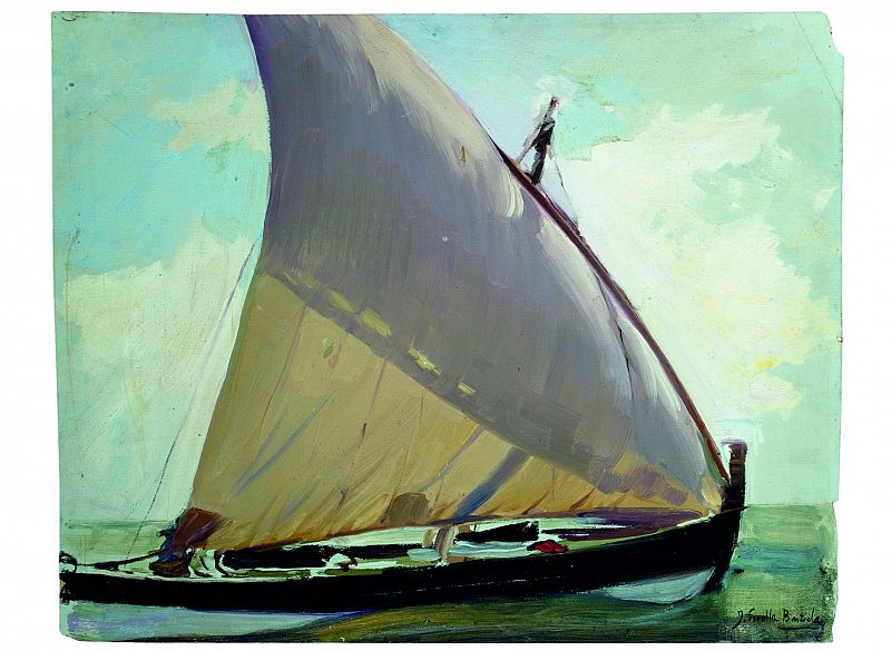 Sorolla, "Barcas a la mar" (1904)