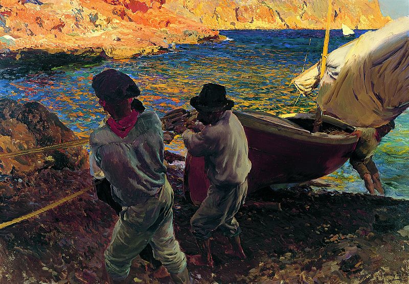 Sorolla, "Fin de jornada en Jávea" (1900)