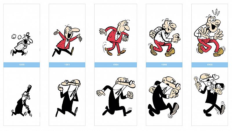 Evolución de Mortadelo y Filemón