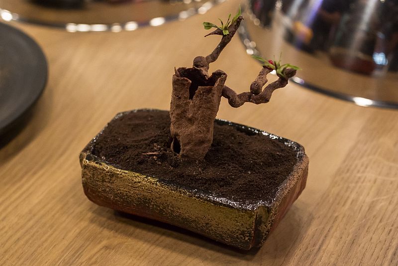 Trampantojo - Tarta de queso con chocolate