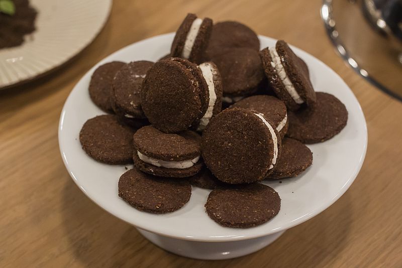 Trampantojo - galletas de café y crema de avellanas