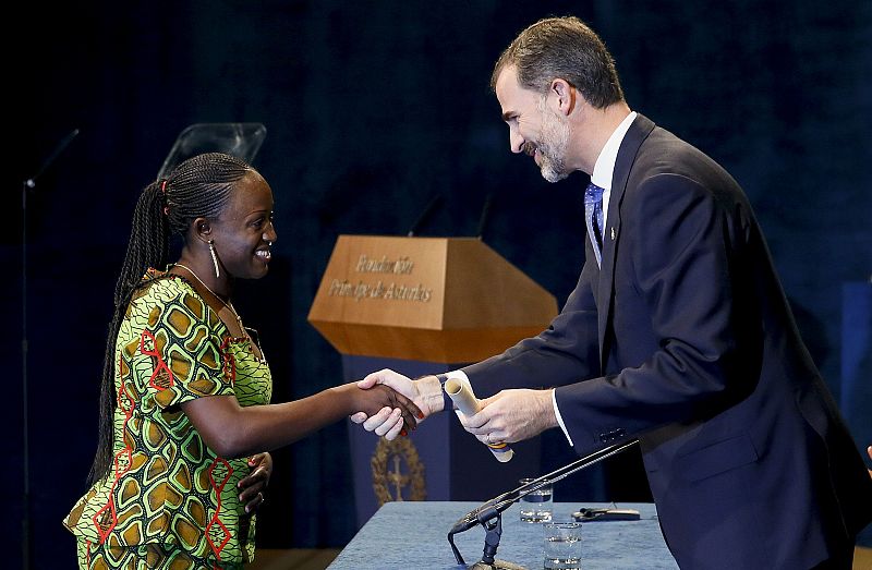 La activista y periodista congoleña Caddy Adzuba Premio Principe de Asturias de la Concordia