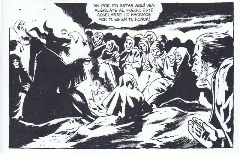 El aquelarre (1820-1823) de Francisco de Goya en el cómic homónimo de Diego Olmos de 2012 