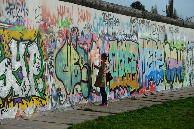 La East Side Gallery es el tramo más largo de Muro que logró sobrevivir.