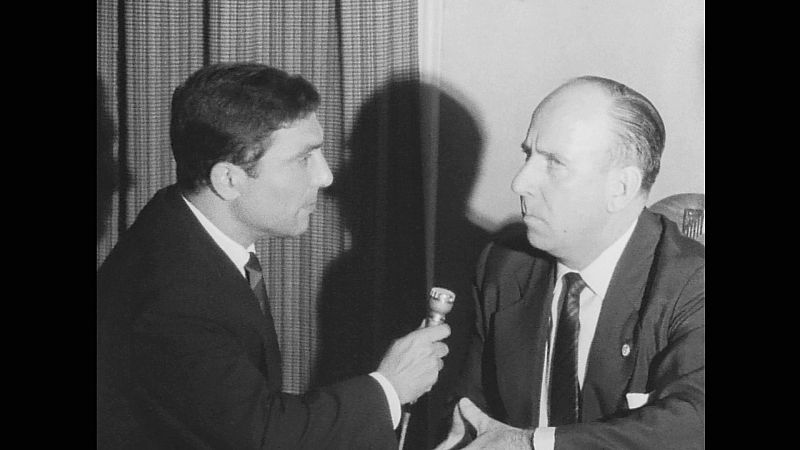 Miguel Ors entrevista a Otto Bumbel, entrenador del Atlético de Madrid, en 1965
