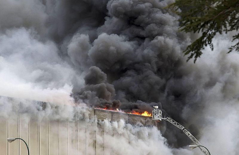 UN INCENDIO CAUSA DAÑOS MUY GRAVES EN LA FÁBRICA DE CAMPOFRÍO EN BURGOS