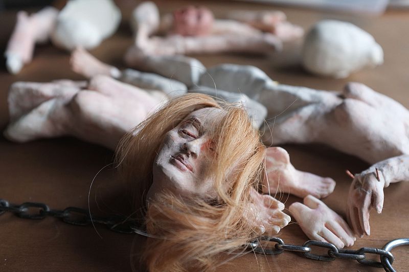 Janet Cardiff y George Bures Miller, "El constructor de marionetas", (2014)