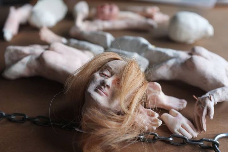 Janet Cardiff y George Bures Miller, "El constructor de marionetas", (2014)