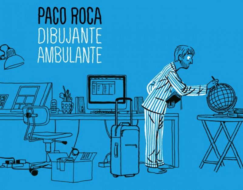 Cartel de la exposición 'Paco Roca. Dibujante ambulante'