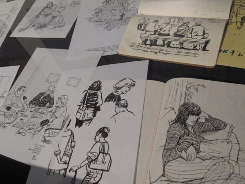 Los cuadernos de bocetos de Paco Roca