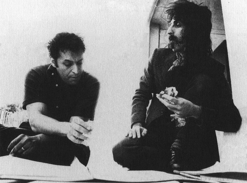 Frank Zappa con Zubin Mehta, diirector de la Orquesta Filarmónica de Los Ángeles