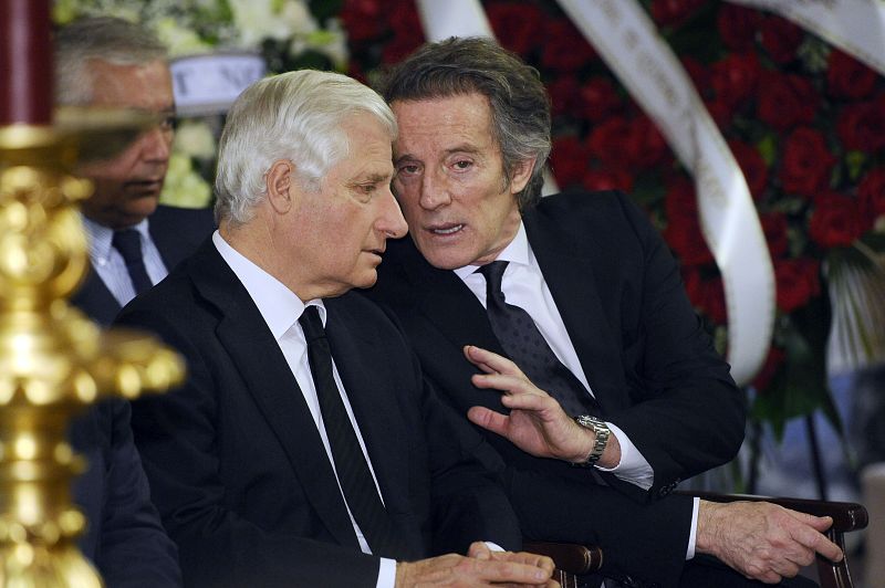 El marido y el primogénito de la duquesa de Alba en la capilla ardiente