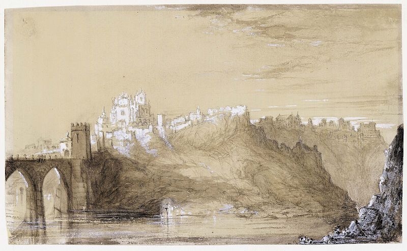 Richard Ford "Toledo. Vista hacia San Juan de los Reyes", (1830-33)