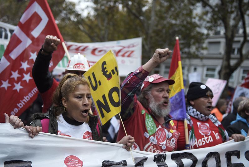 Las Marchas por la Dignidad ponen fin a una semana de lucha en la que se han producido diversas concentraciones por el empleo digno o una renta básica.