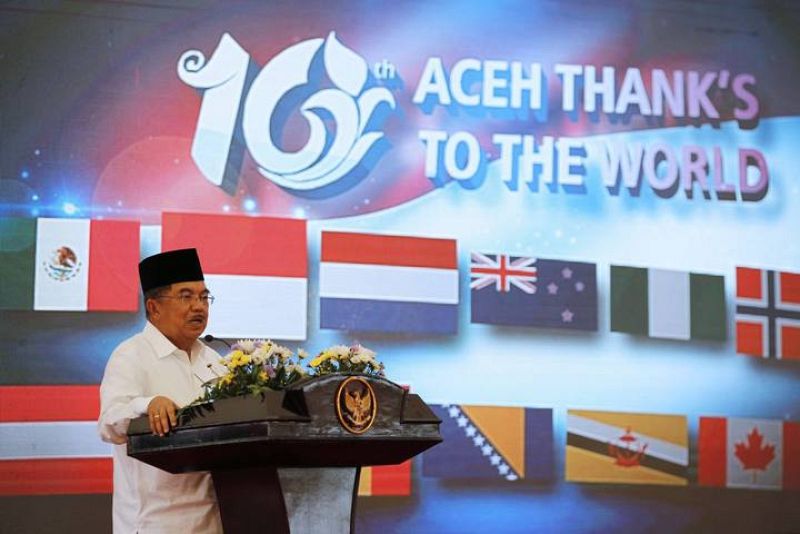 Discurso del vicepresidente de Indonesia, Jusuf Kalla, en la ceremonia conmemorativa en Banda Aceh 