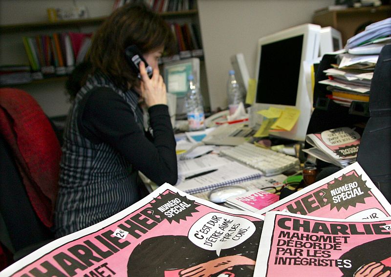 Fotografía de archivo de la redacción del 'Charlie Hebdo'