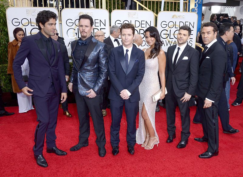 El equipo de 'Entourage', que está preparando una película para el próximo año.