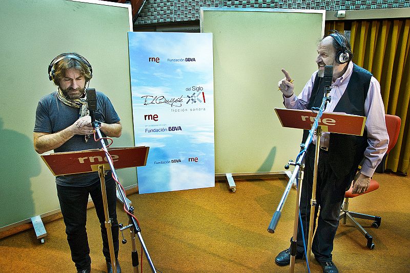 Antonio de la Torre y José María Pou trabajan juntos por primera vez gracias al nuevo 'Quijote' de RNE.