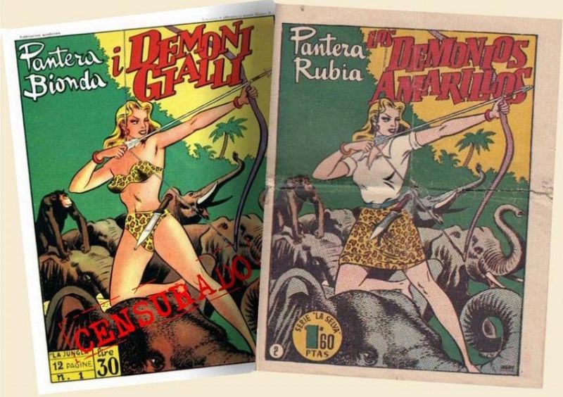 La censura en 'Pantera Rubia' (1949)