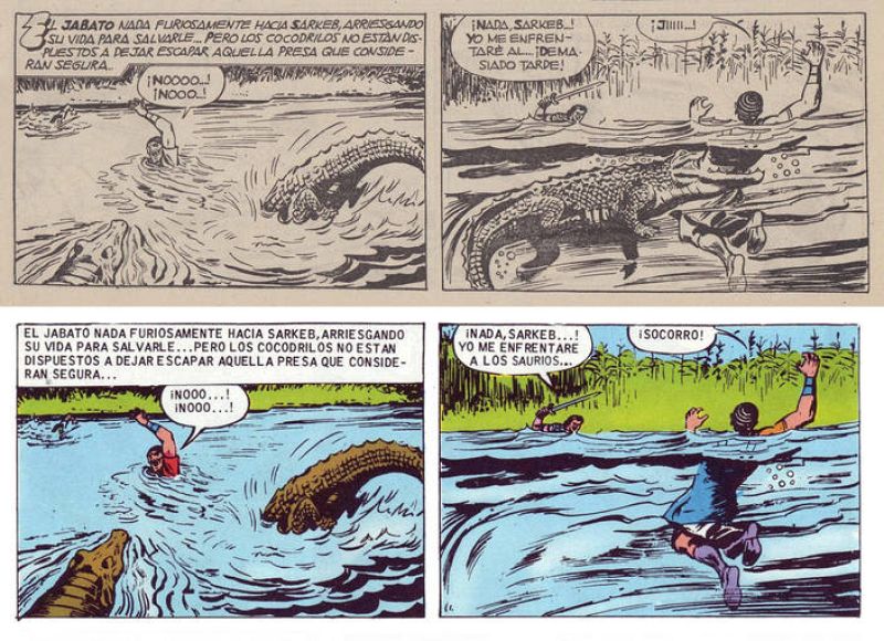 Viñetas de 'El Jabato' (1959) censuradas en la reedición de 1969  