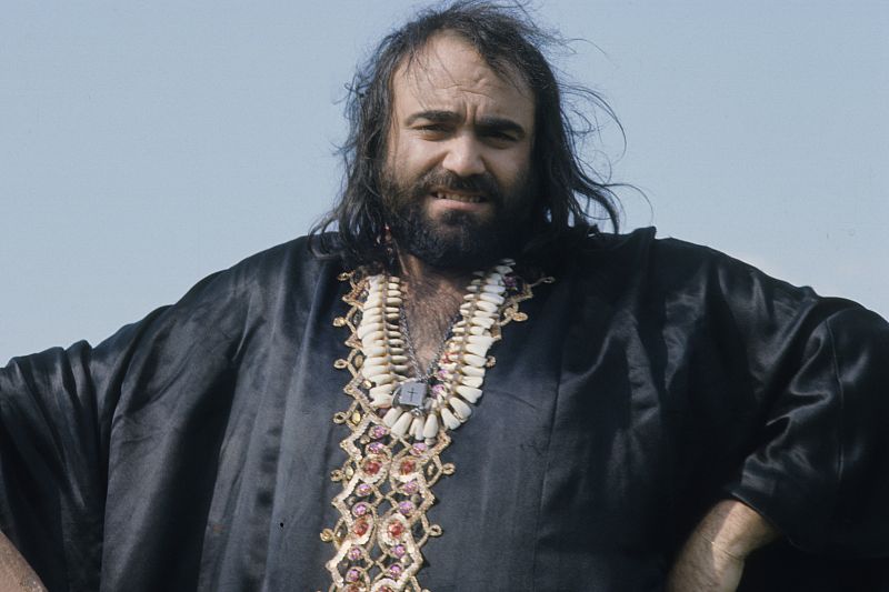 El cantante Demis Roussos alcanzó la celebridad en los años 80 pero destacó primero como miembro del grupo Aphrodite's Child