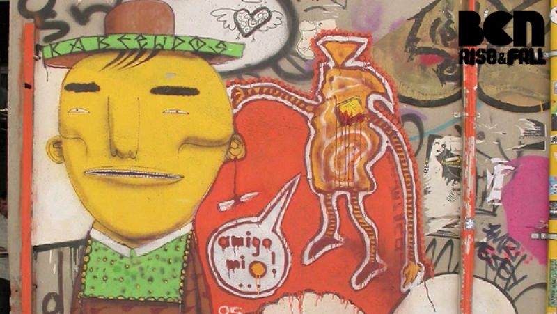 Una obra de Os Gemeos