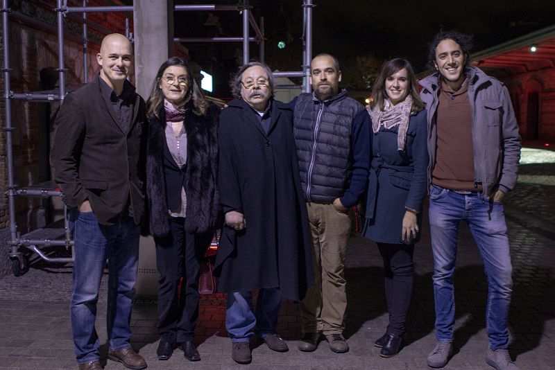 El equipo que ha participado en la realización de 'Siete días con Alberto Corazón' para 'Imprescindibles' de La 2