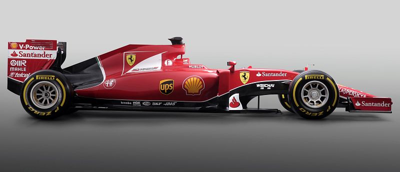 Imagen del nuevo monoplaza SF-15T de Ferrari.
