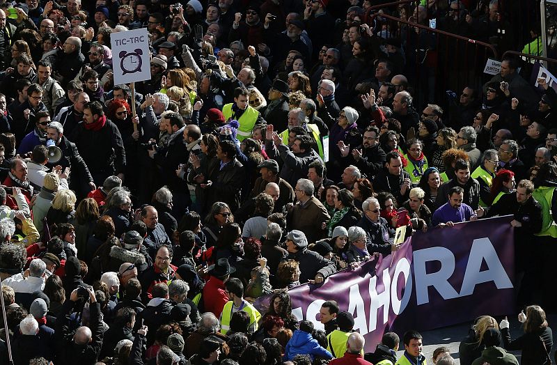 PODEMOS MARCHA EN MADRID POR EL CAMBIO