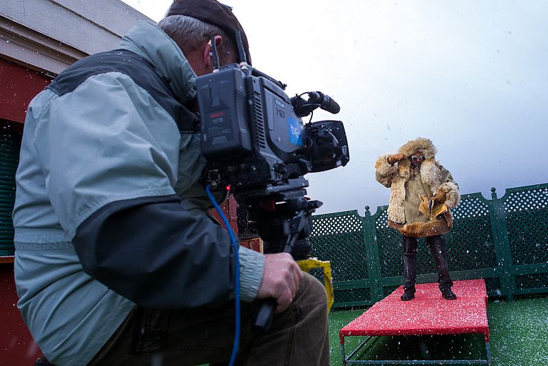 Alaska y Segura: Rodaje de promo