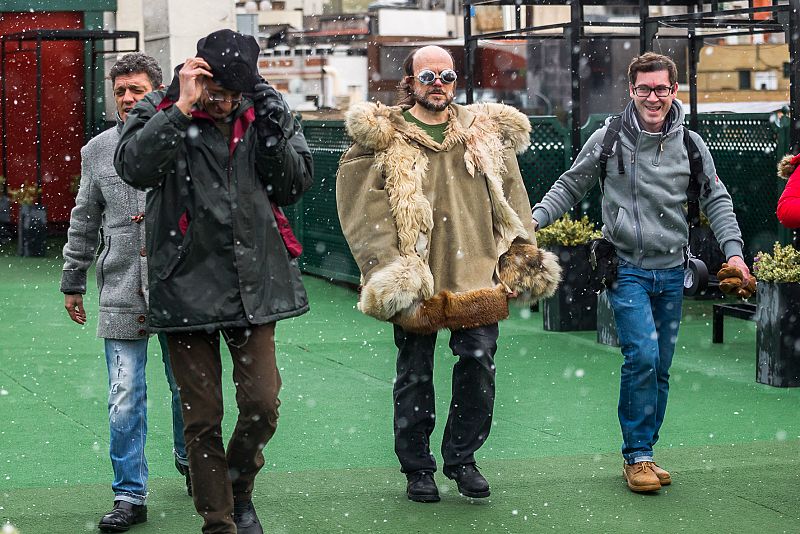 Alaska y Segura: Rodaje de promo