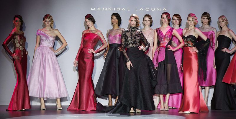 DESFILE DE HANNIBAL LAGUNA EN LA PASARELA FASHION WEEK MADRID