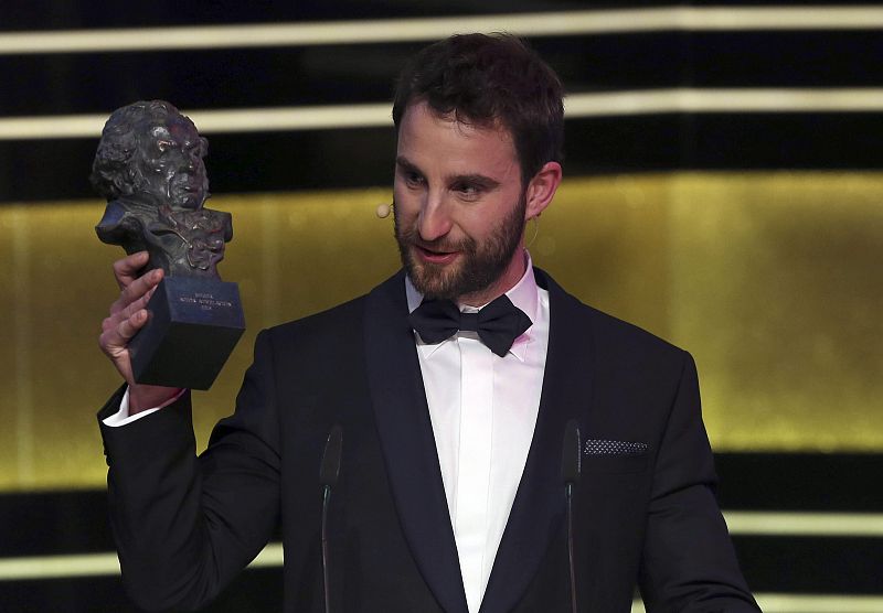 El actor Dani Rovira recibe el Goya al mejor Actor Revelación