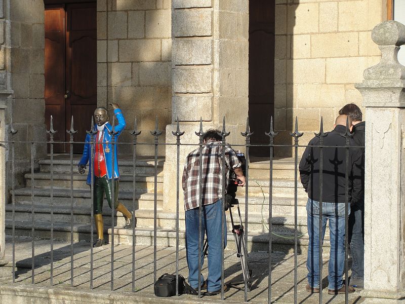 En el Ayuntamiento de Ribadeo, antes casa del marqués de Sargadelos