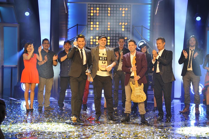Alfonso y David ganadores de Hit-La Canción