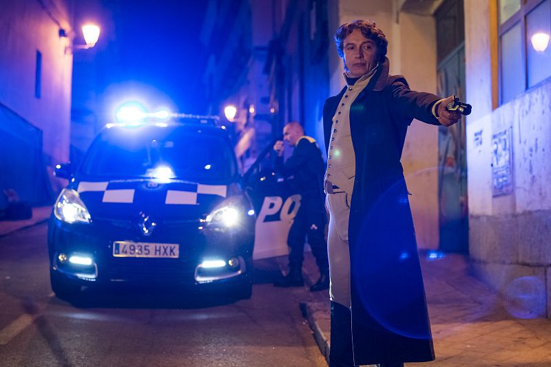 El francés y el afrancesado por Madrid.