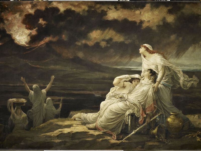 Hector Leroux, 'Herculano, 23 de agosto del año 79' (1881). París, Musée d'Orsay