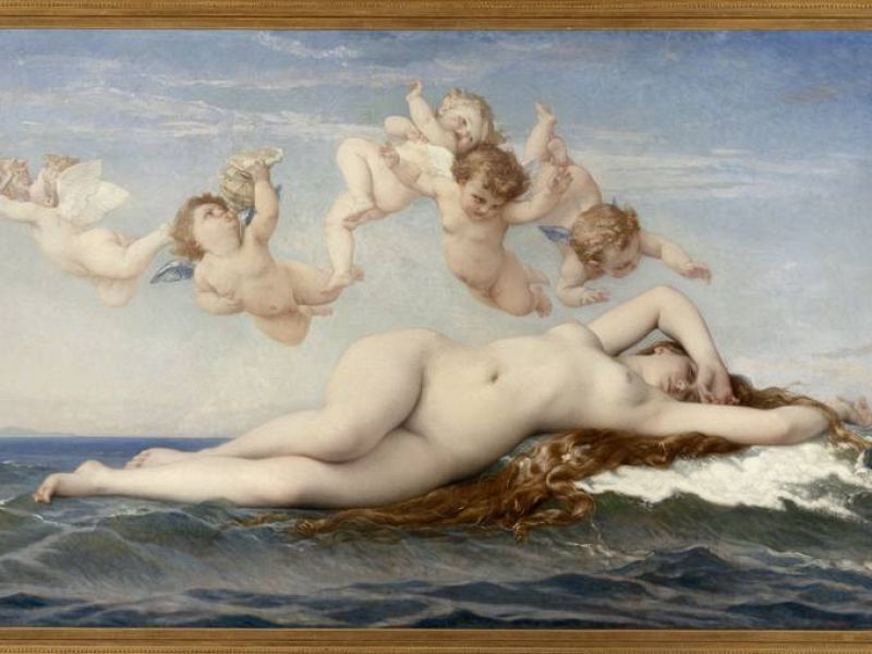 Alexandre Cabanel 'Nacimiento de Venus' (1863). París, Musée d'Orsay