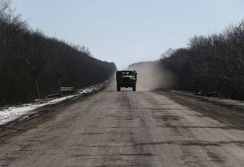 Con la toma de Debáltsevo, los prorrusos controlan un importante nudo de comunicaciones entre Donetsk y Lugansk