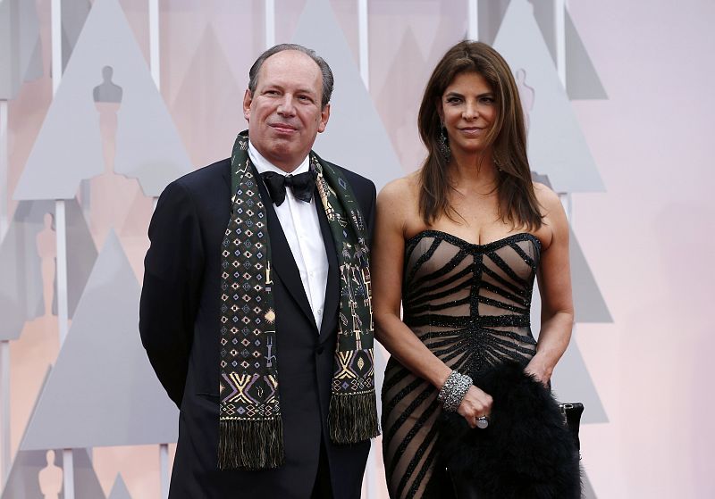 El músico Hans Zimmer, nominado por mejor banda sonora junto a su mujer.