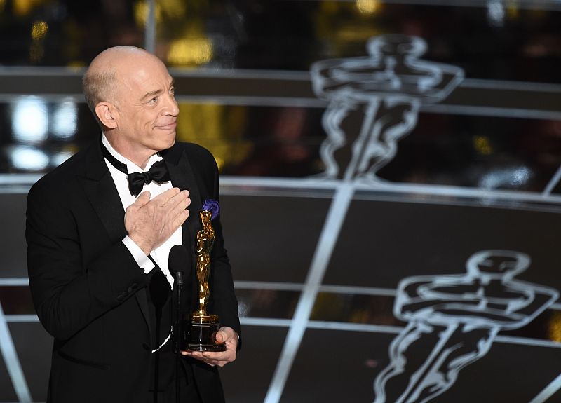 El actor J.K. Simmons gana el premio a mejor actor secundario por 'Whiplash'